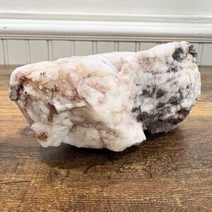 Milky Quartz Rock Natural Stone Crystal 1 lb 12 oz Decor Paperweight 5.5" x 2.5"